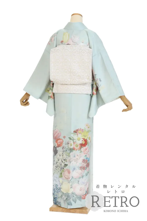 おしゃれでモダンな洋花訪問着